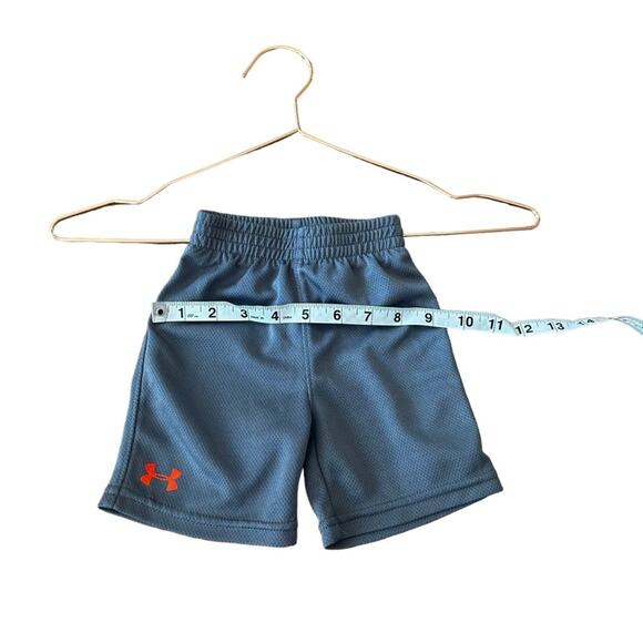 Under Armour Gray Shorts with Orange Logo - Size 12 Months - Picture 8 of 8
